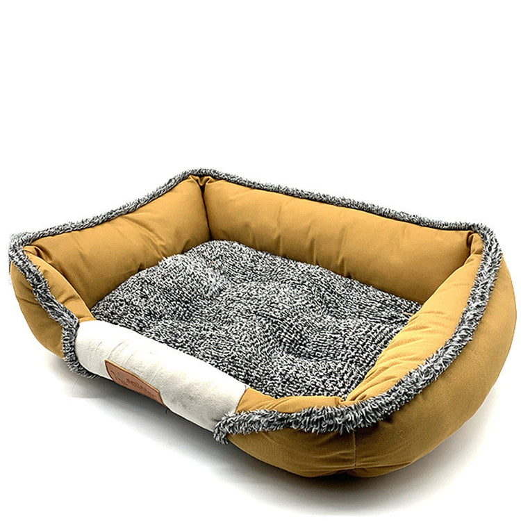 Durable Soft cloth pet nest with a removable and washable pet mat, offering cozy and easy-to-clean bedding for pets