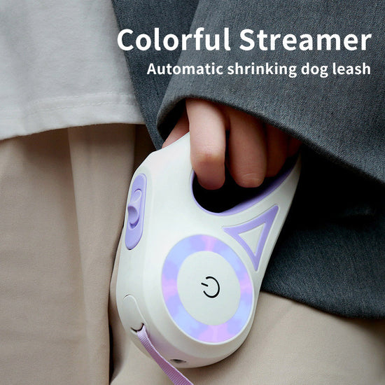 Ergonomic Grip Retractable Dog Leash for Comfortable Handling
