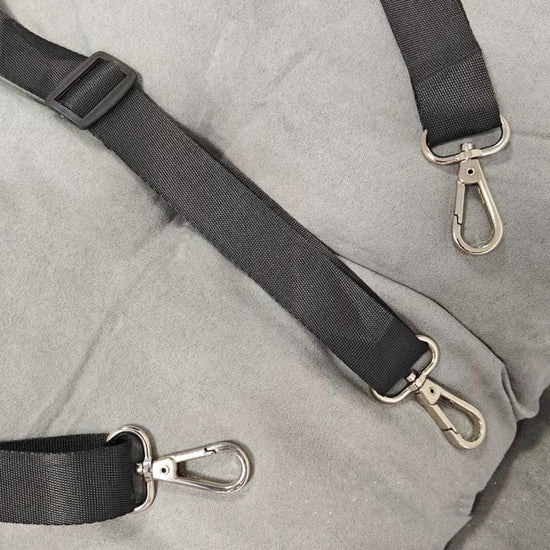 Car large dog rear trunk double seat pet cushion mat, providing comfort and protection for your vehicle and pet during travel