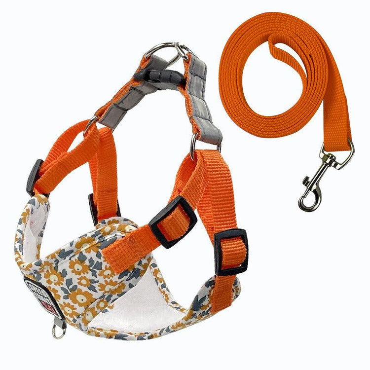Vest type dog traction rope, designed for control and comfort during walks and outdoor activities