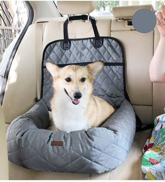 2-in-1 dog carrier and car seat pad, a thickened multi-purpose pet bed and car mattress for dogs, offering comfort and convenience
