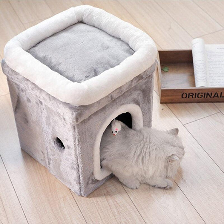 Cozy pet house for deep sleep – soft and comfortable bed for cats and small dogs
