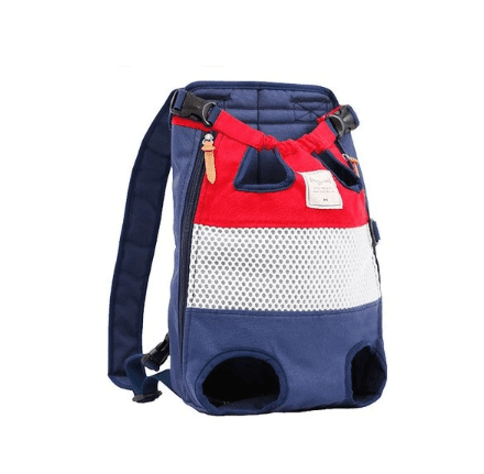 Comfortable cat and dog carrier front backpack, offering a hands-free pet travel bag for easy and convenient journeys