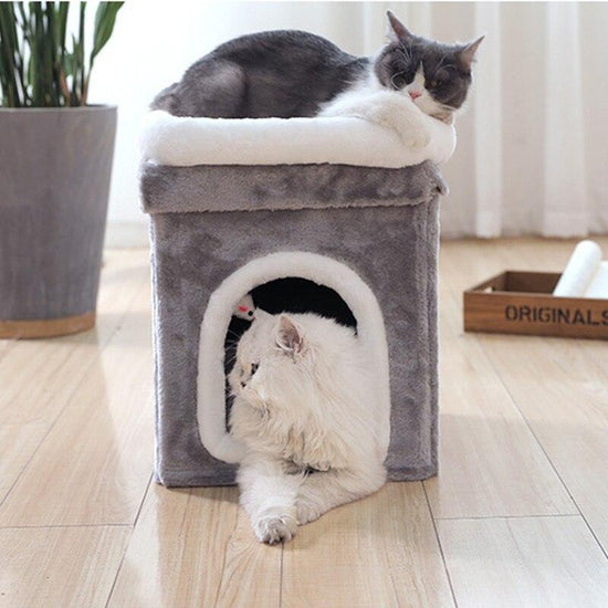 Cozy pet house for deep sleep – soft and comfortable bed for cats and small dogs