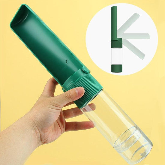 Portable pet water bottle – convenient dog drinking bowl cup dispenser for hydration on the go