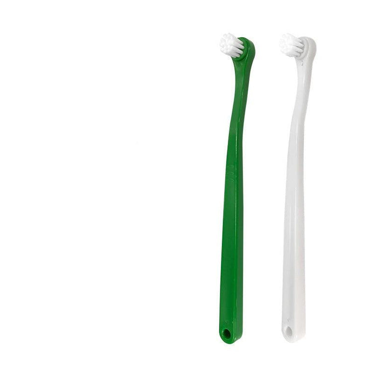 Pet dental supplies – double-headed toothbrush designed for dogs and cats to maintain oral hygiene and clean teeth effectively