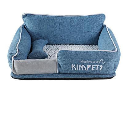 Memory foam dog bed and cat litter, providing ultimate comfort and support for pets of all sizes