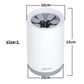 Portable pet paw cleaner cup with a soft silicone comb, designed to gently clean your pet&